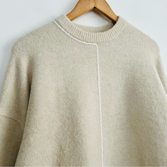 Zara Knit Sweater With Piping - Picture 9 of 14